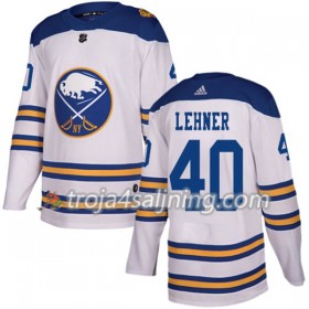 Buffalo Sabres tröja Robin Lehner 40 2018 Winter Classic Adidas Vit Authentic - NHL Tröjor Herr